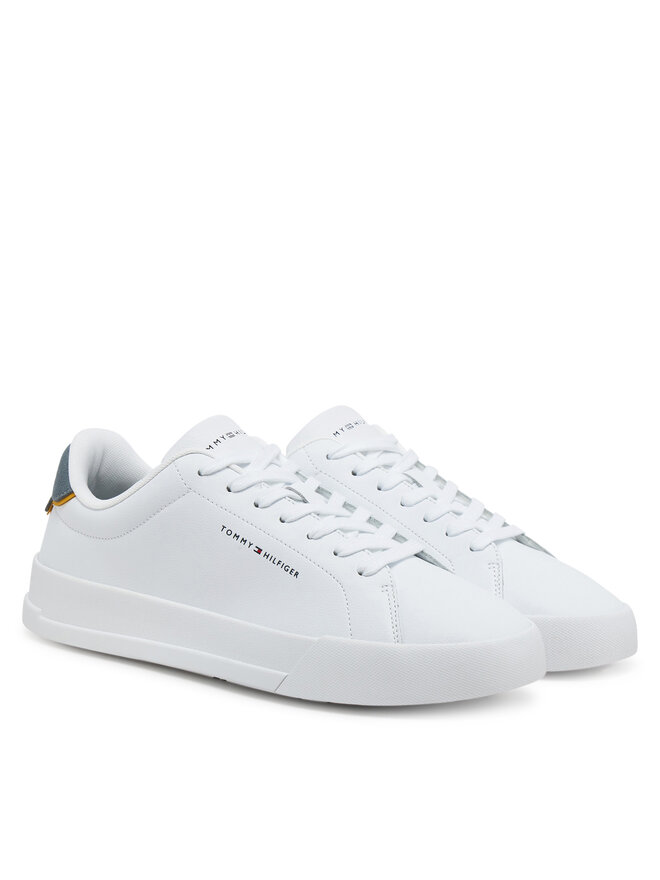 Tommy Hilfiger Zapatillas Tommy Hilfiger Th Court Lth Detail Ess FM0FM05367 Blanco