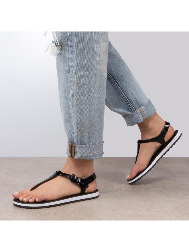 Calvin Klein Jeans Sandale Calvin Klein Jeans Savanna RE9248 Negru