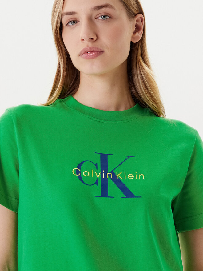 Calvin Klein Jeans Calvin Klein Jeans Camiseta Hero Classic LV047B865G Verde Regular Fit