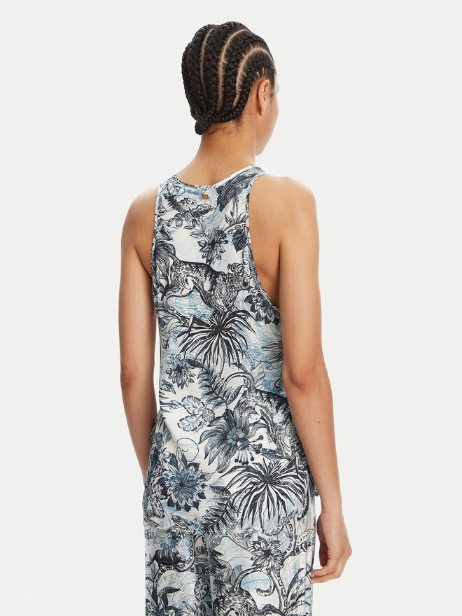 Just Cavalli Just Cavalli Top 78PAH640 Azul Regular Fit