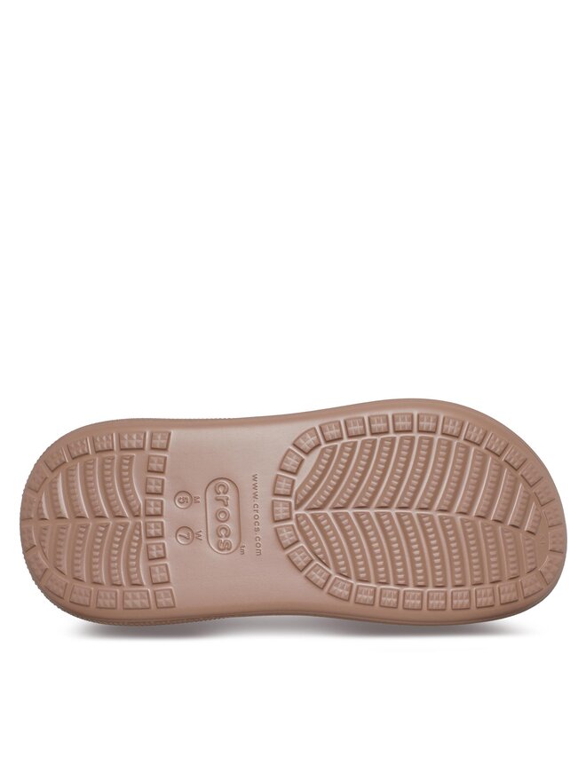 Crocs Şlapi Crocs Classic Crush Clog 207521 Bej