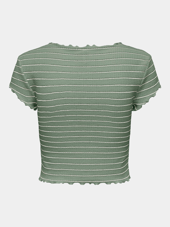 ONLY ONLY Camiseta Anits 15253651 Verde Regular Fit