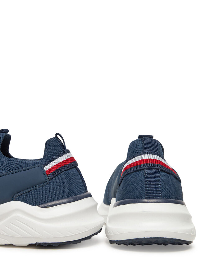 Tommy Hilfiger Sneakersy Tommy Hilfiger T3X9-33880-1219800 Granatowy