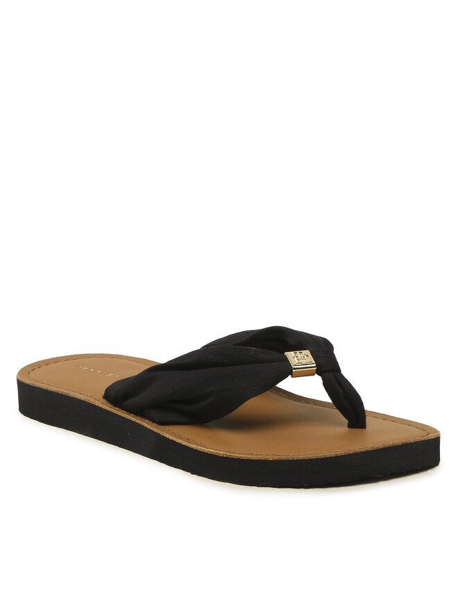 Tommy Hilfiger Джапанки Tommy Hilfiger Th Elevated Beach Sandal FW0FW06985 Тъмносин