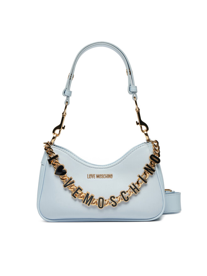 LOVE MOSCHINO Ročna torba LOVE MOSCHINO JC4070PP1ML1371A Svetlo modra