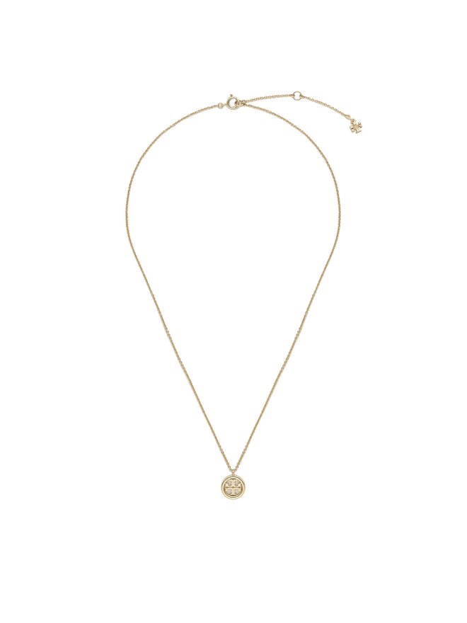 Tory Burch Намисто Tory Burch Miller Pendant Necklace 137185 Золотий
