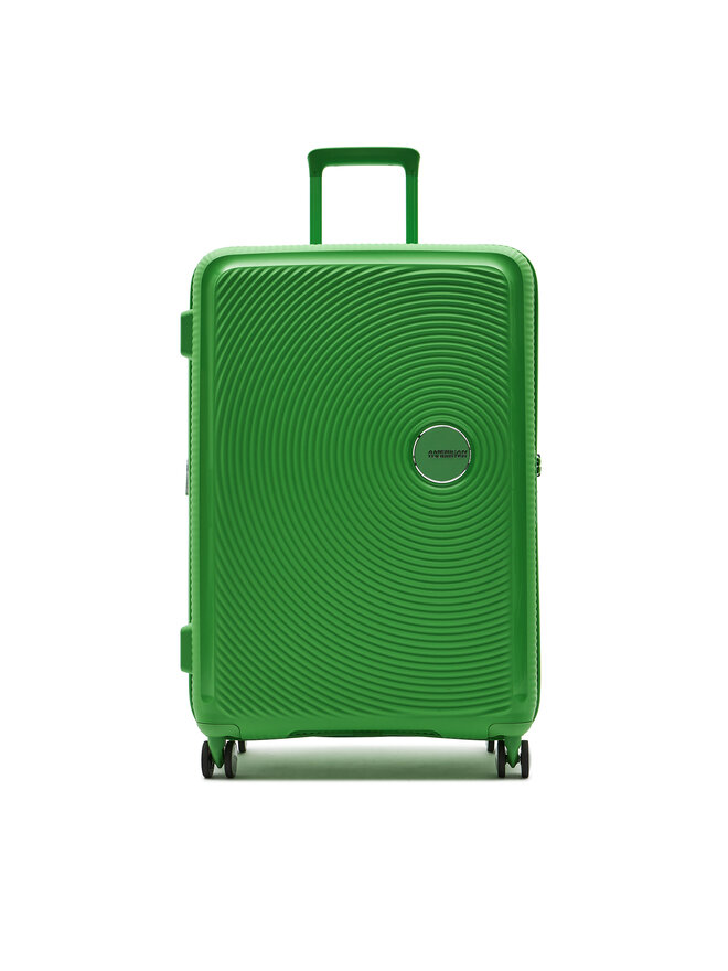 GroBer Koffer American Tourister Soundbox 88474 1385 1INU Grun eschuhe