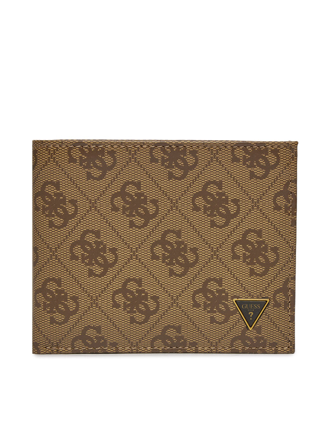 Guess Велике Чоловіче Портмоне Guess Vezzola Leather Slg SMVELE LEA20 Коричневий