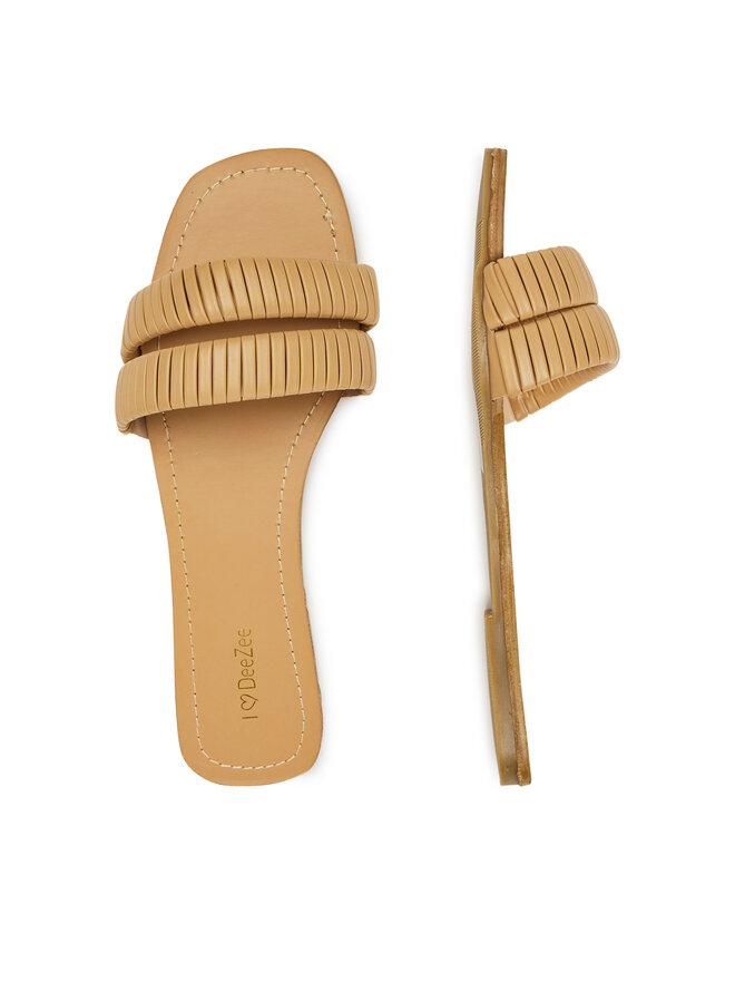 DeeZee Pantoletten DeeZee E4366-6 Beige