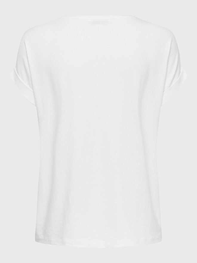 ONLY ONLY Marškinėliai Moster 15106662 Balta Loose Fit