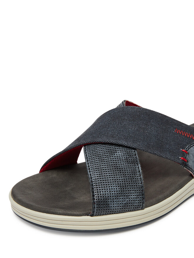 Rieker Klapki Rieker 29086-15 Granatowy