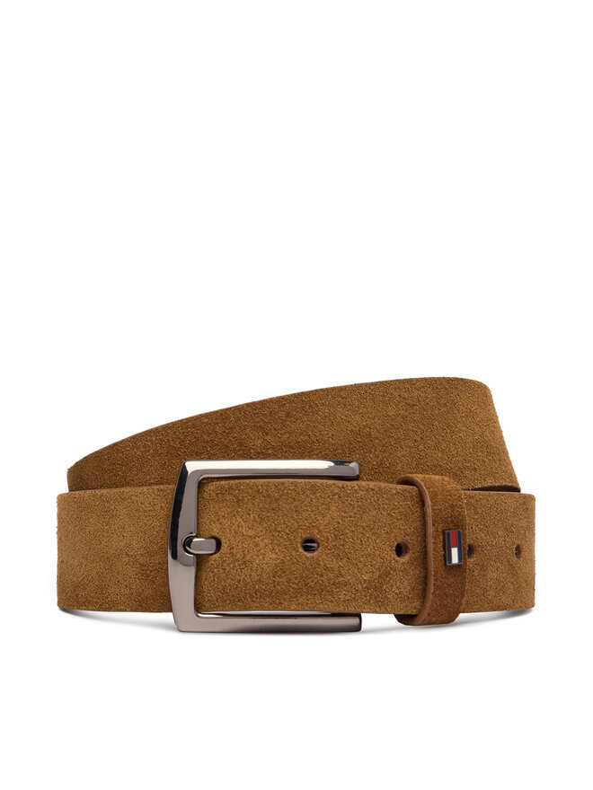 Tommy Hilfiger Gürtel Tommy Hilfiger Denton 3.5 Suede AM0AM15046 Braun