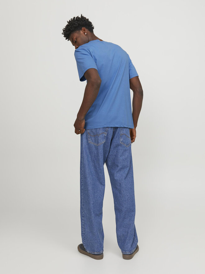 Jack&Jones Jack&Jones Marškinėliai Josh 12236514 Mėlyna Relaxed Fit