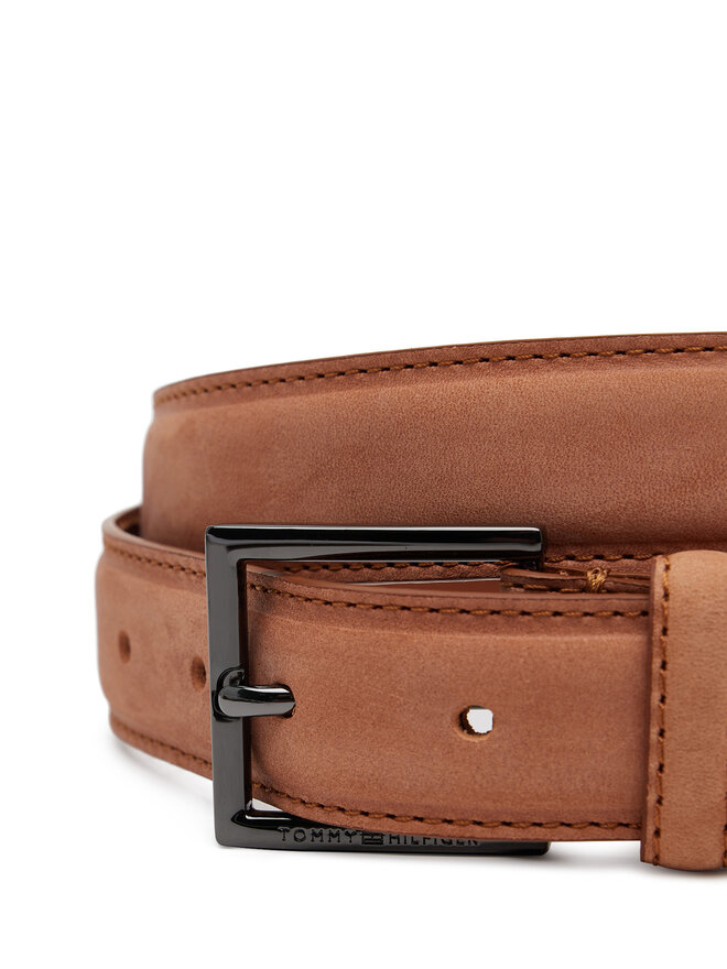 Tommy Hilfiger Cinturón para hombre Tommy Hilfiger AM0AM13378 Marrón