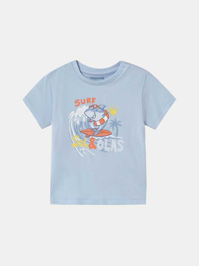 Mayoral Mayoral Camiseta 1065 Celeste Regular Fit