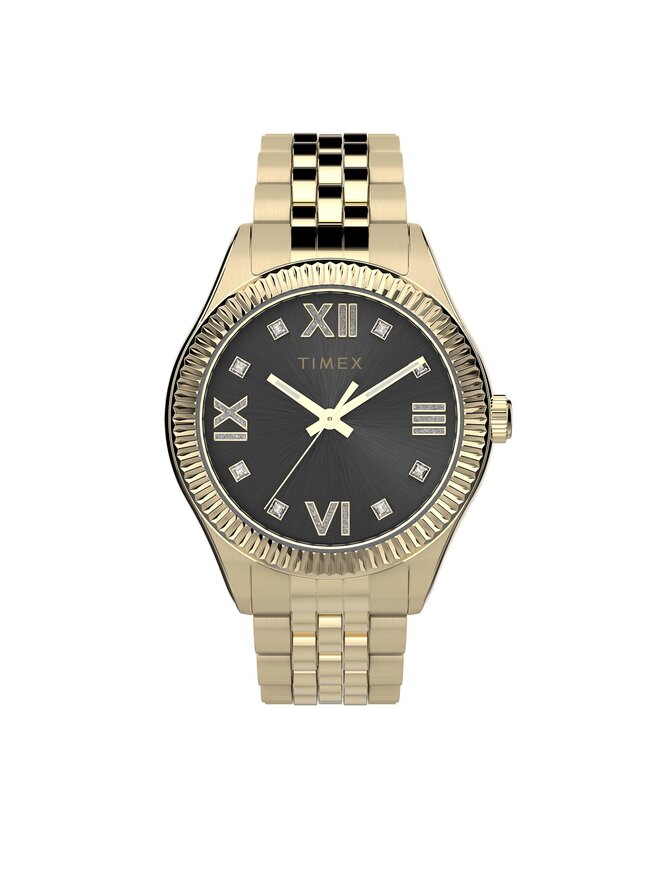 Timex Zegarek Timex Waterbury TW2V45700 Złoty