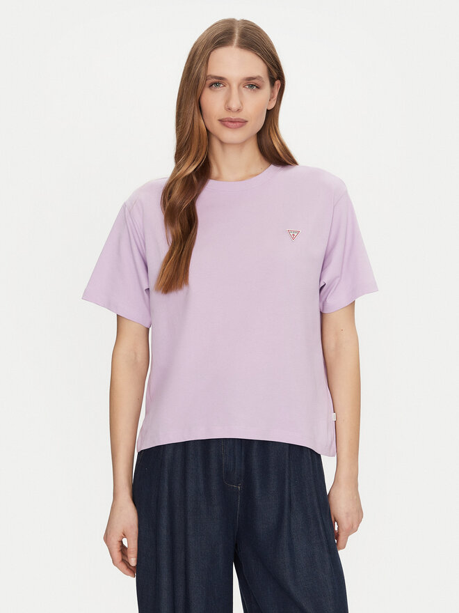 Guess Jeans Guess Jeans Camiseta W4YI05 K8HM0 Violeta Regular Fit