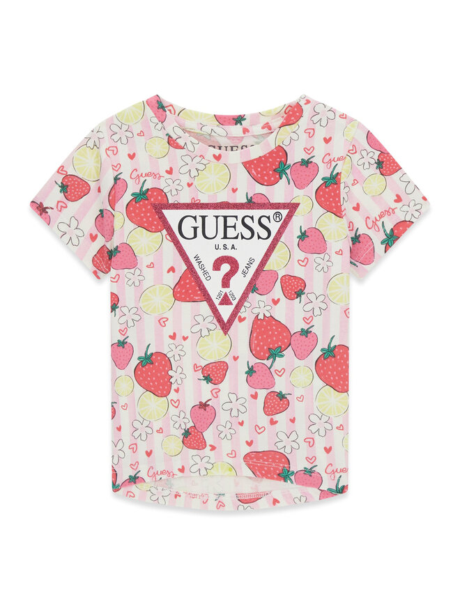 Guess Guess T-Shirt K6GI13 K6YW4 Rosa Regular Fit