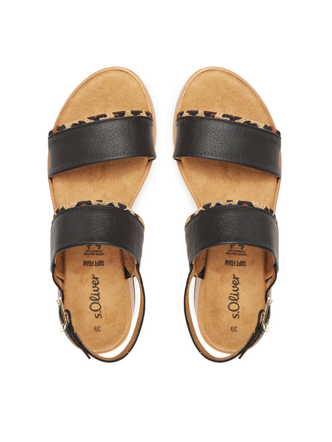 s.Oliver Sandali s.Oliver 5-28760-44 Črna