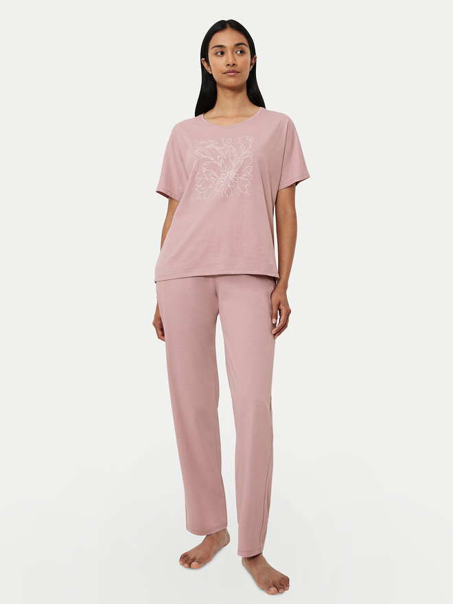 Triumph Triumph Pizsama felső Mix & Match 10218281 Rózsaszín Relaxed Fit