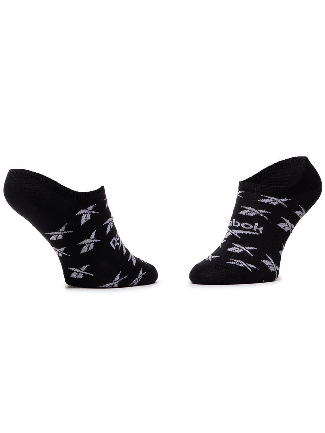 Reebok 3er-Set Unisex-Sneakersocken Reebok Cl Fo Invisible Sock 3P GG6679 Schwarz