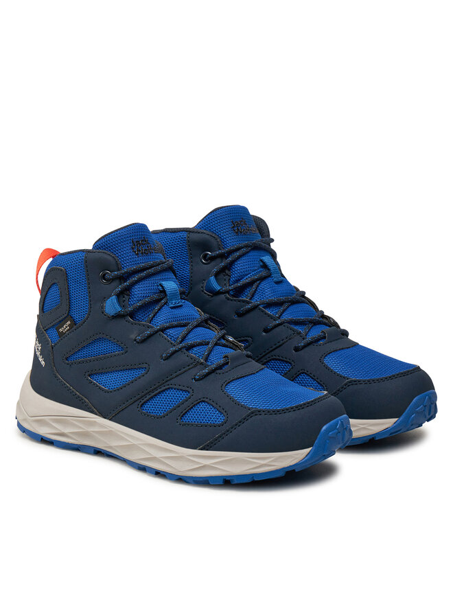 Jack Wolfskin Bakancs Jack Wolfskin Woodland 2 Texapore Mid K 4059831 Sötétkék