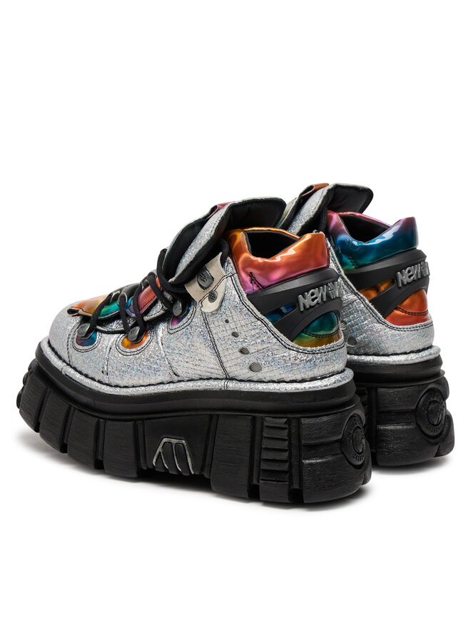 NEW ROCK Αθλητικά NEW ROCK M-106-C52 Ασημί