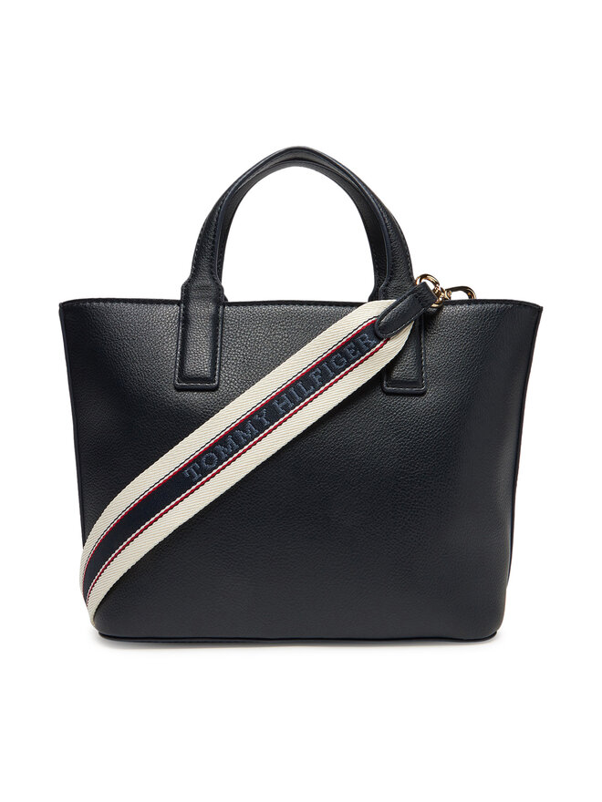 Tommy Hilfiger Ročna torba Tommy Hilfiger AW0AW17448 Mornarsko modra