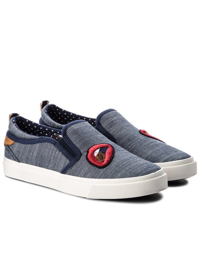 Wrangler Scarpe sportive Wrangler Icon Slip On Patch WL181500 112132685 Blu scuro