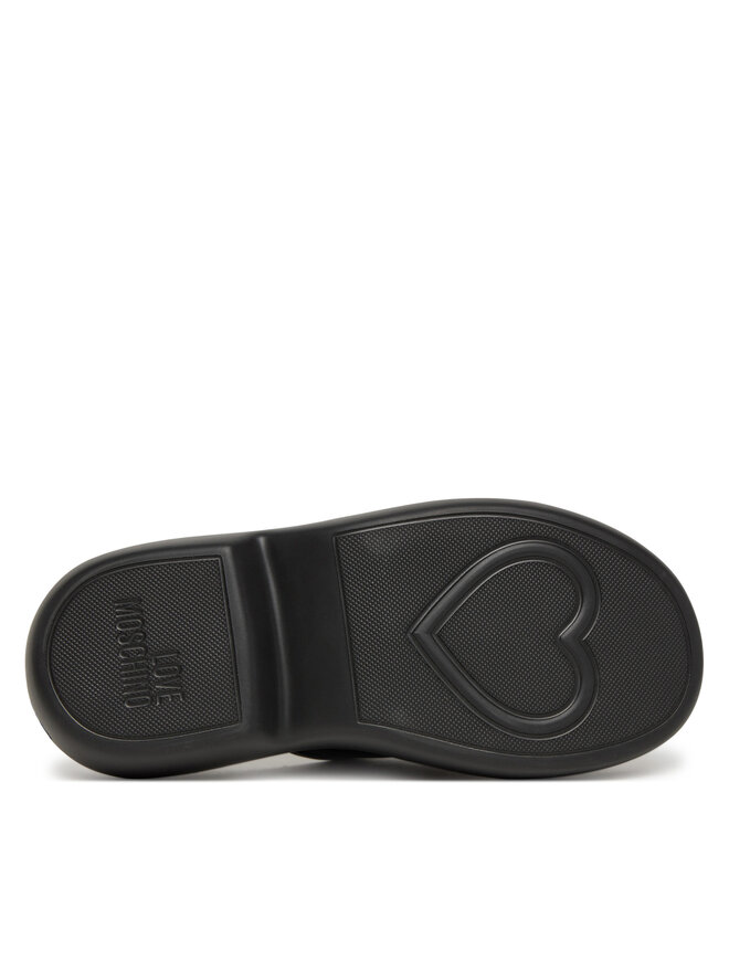 LOVE MOSCHINO Şlapi LOVE MOSCHINO JA28207I0MI40000 Negru