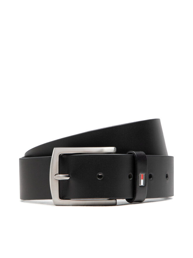 Tommy Hilfiger Férfi öv Tommy Hilfiger New Denton 3.5 Belt AM0AM08360 Fekete