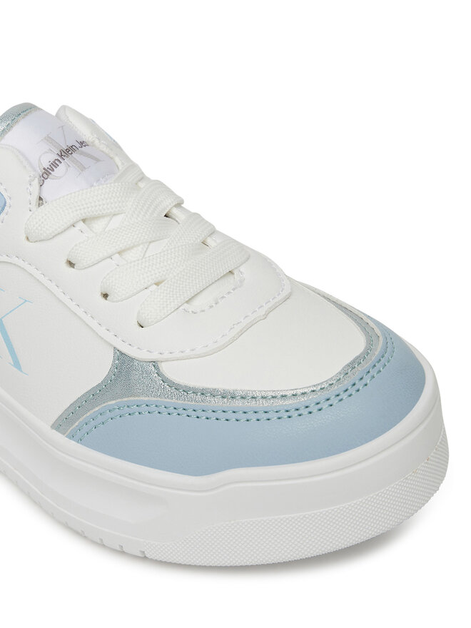 Calvin Klein Jeans Снікерcи Calvin Klein Jeans Low Cut Lace-Up V3A9-82020-1355 Білий