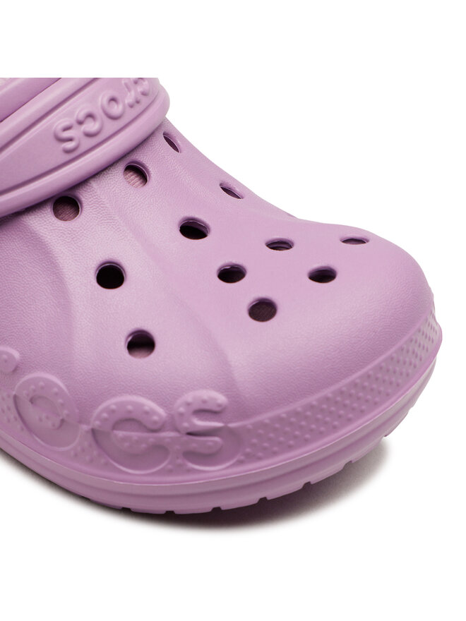 Crocs Klapki Crocs Baya Lined Clog K 207500-5Q5 Fioletowy