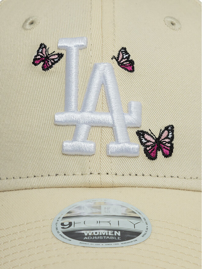 New Era Czapka z daszkiem New Era LA Dodgers Icon 9FORTY 60595342 Beżowy