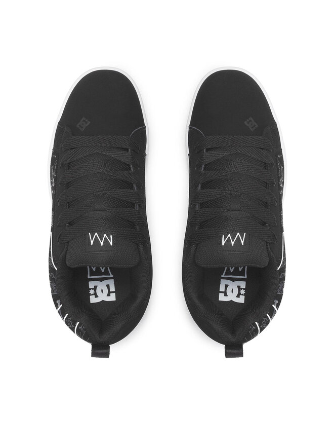Сникърси DC Shoes Basquiat Court Graffik ADYS100675 Черен obuvki bg