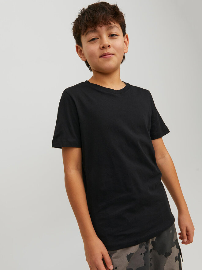 Jack&Jones Junior Jack&Jones Junior T-Shirt Basic Tee Μαύρο Regular Fit