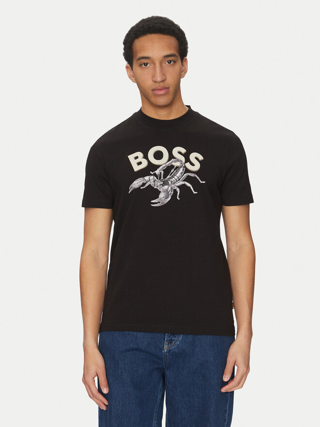 BOSS BOSS Camiseta Te_Bossfish 50539196 Negro Regular Fit