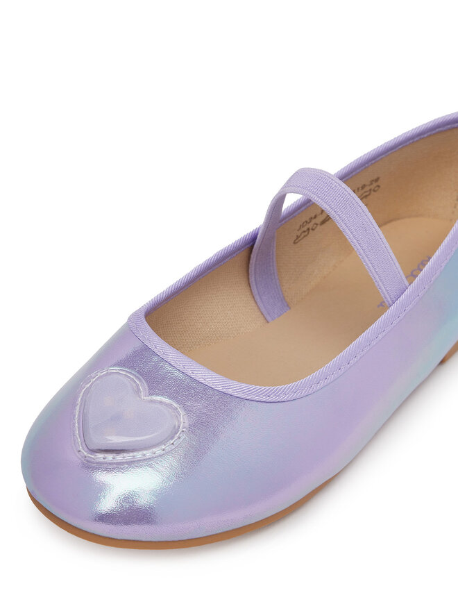 Nelli Blu Baleriny Nelli Blu JD24-FD01-0819 Fioletowy