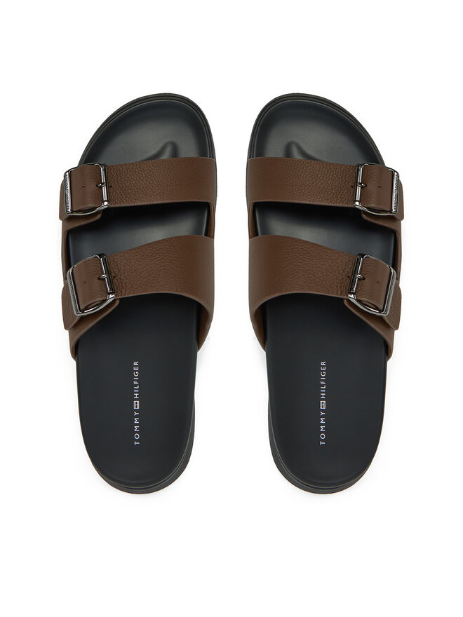 Tommy Hilfiger Natikače Tommy Hilfiger FM0FM05414 Smeđa