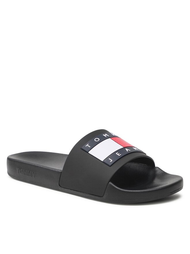 Tommy Jeans Papucs Tommy Jeans Pool Slide Ess EM0EM01191 Fekete