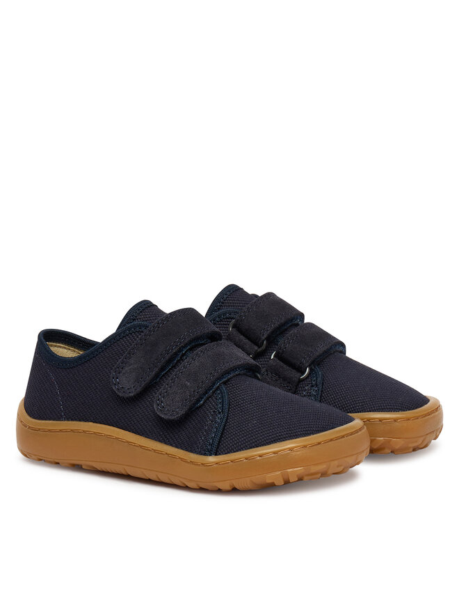 Froddo Hausschuhe Froddo Barefoot Canvas G1700440-2 S Dunkelblau