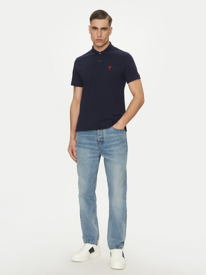 AMI PARIS AMI PARIS Poloshirt BFUPL001.760 Dunkelblau Regular Fit