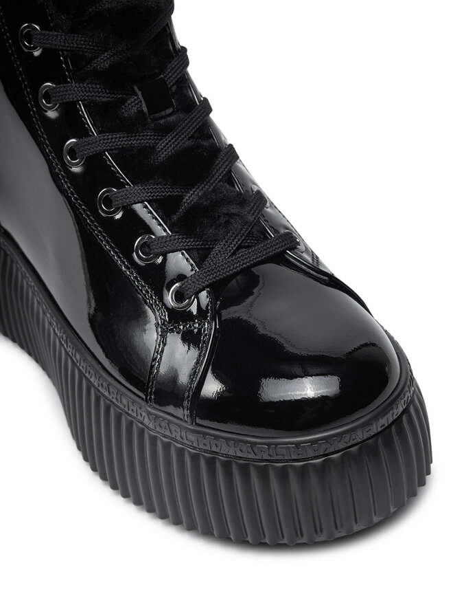 KARL LAGERFELD Schnürschuhe KARL LAGERFELD KL42334botki Schwarz