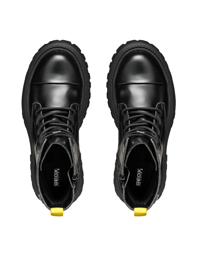 Geox Čižmy Geox J Maquinnens Girl J46M6B 000CN C9999 S Čierna