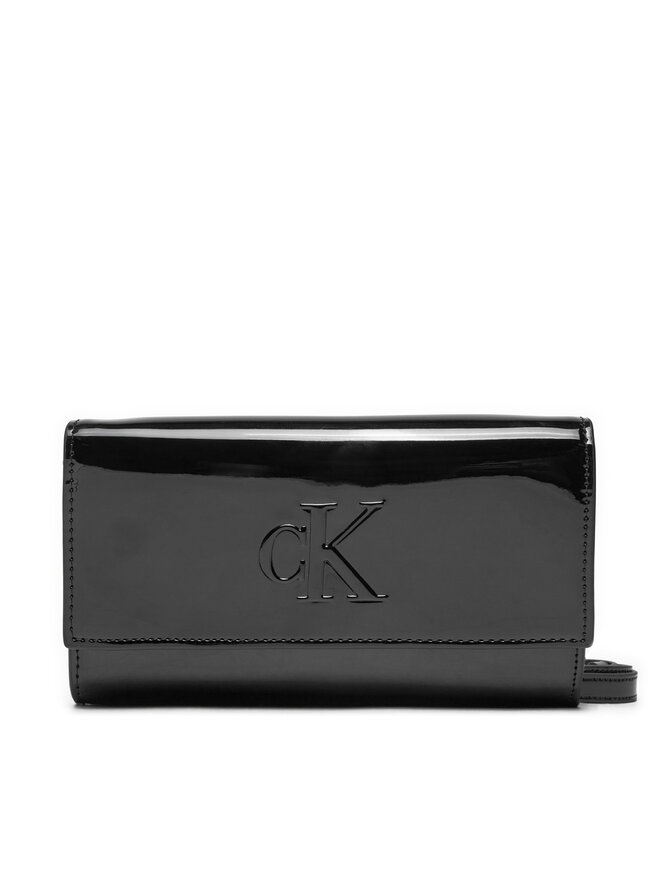 Calvin Klein Jeans Τσάντα Calvin Klein Jeans Sculpted Long Fold Im K60K613061 Μαύρο
