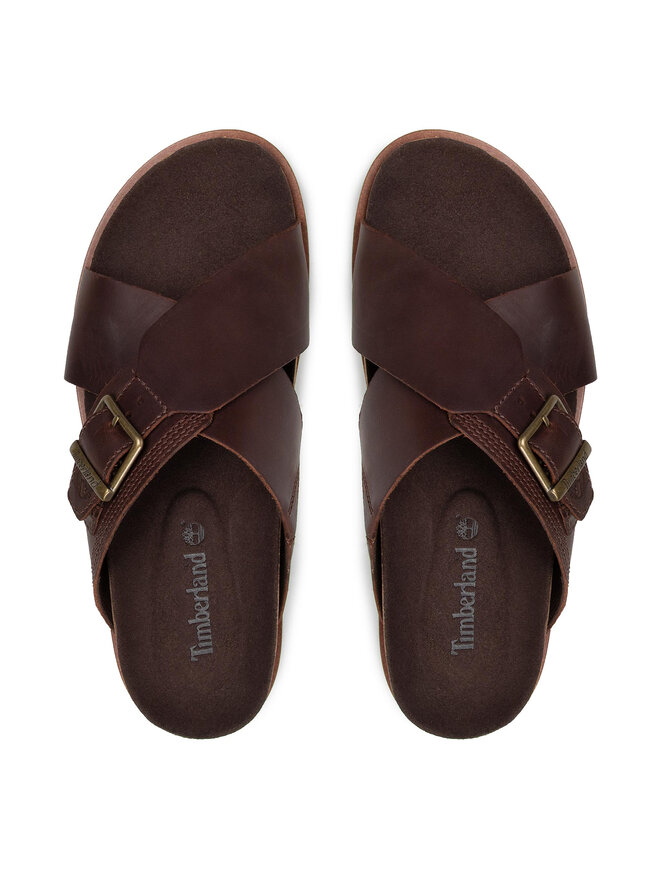 Timberland Шльопанці Timberland Amalfi Vibes Cross Slide TB0A41A1V131 Коричневий
