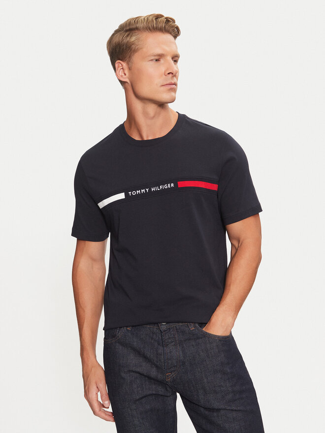 Tommy Hilfiger Tommy Hilfiger Póló MW0MW36498 Sötétkék Regular Fit
