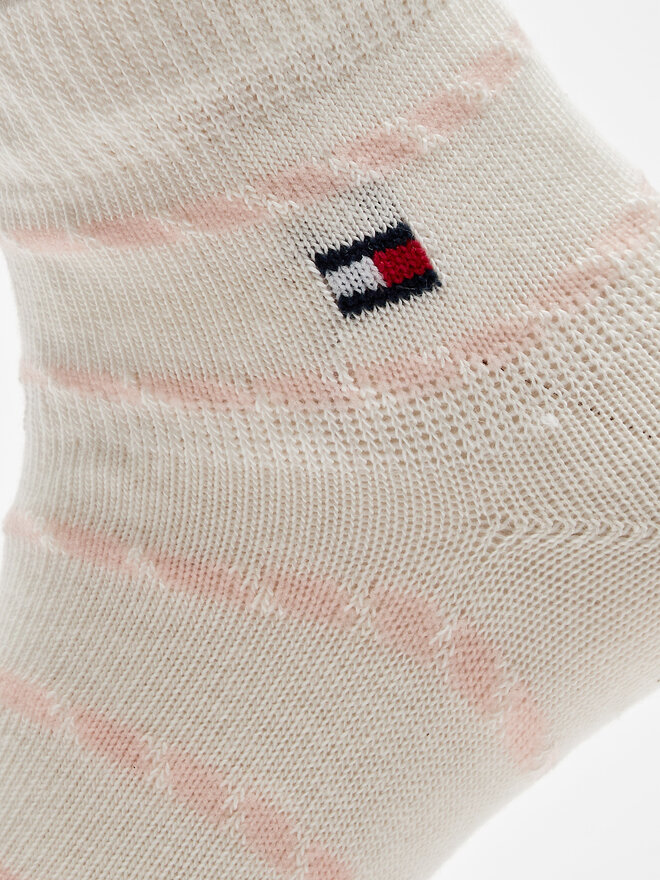 Tommy Hilfiger Комплект 2 чифта дълги чорапи детски Tommy Hilfiger 701229883 Розов
