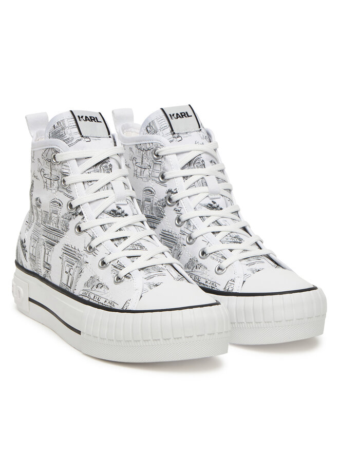 KARL LAGERFELD Teniși KARL LAGERFELD KL60455 Alb