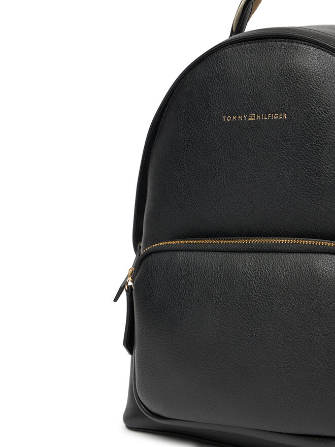 Tommy Hilfiger Σακίδιο Tommy Hilfiger Th Logotape Backpack AW0AW17471 Μαύρο